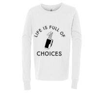 BELLA + CANVAS Youth Long Sleeve Jersey Tee Thumbnail